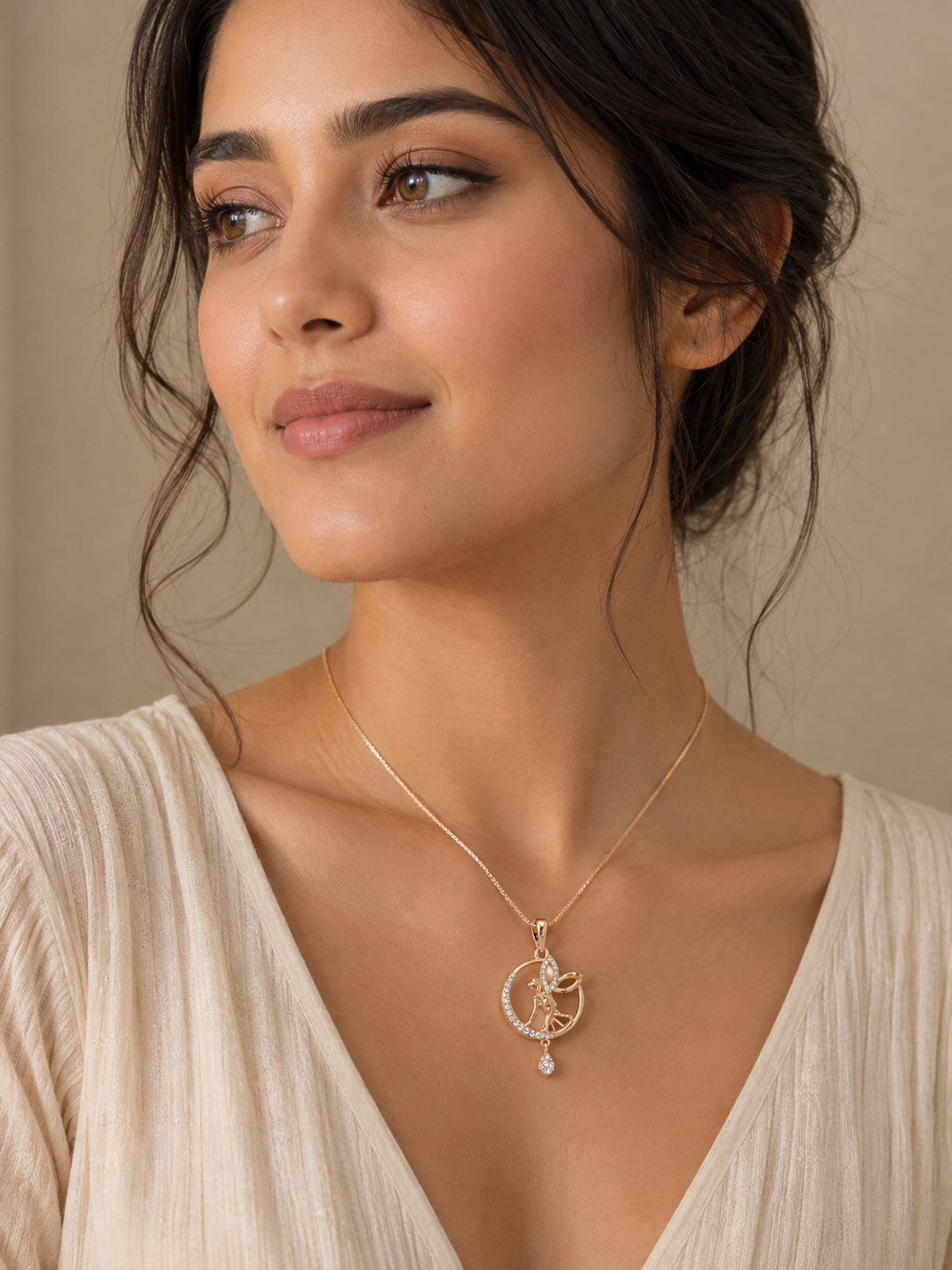 Premium quality imported  ad xuping pendant chain necklace product code AT17