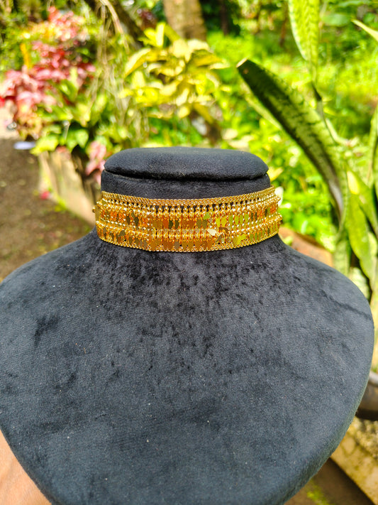 Kerala traditional 1gram gold plated Elakkathali product code N142