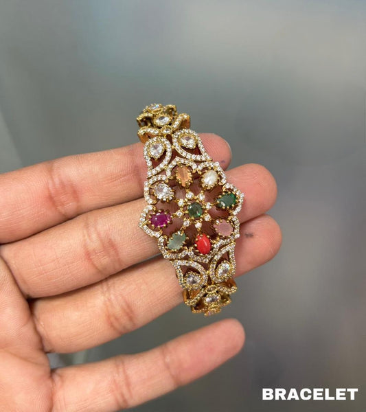 Premium ad navaratna openable bracelet product code B12