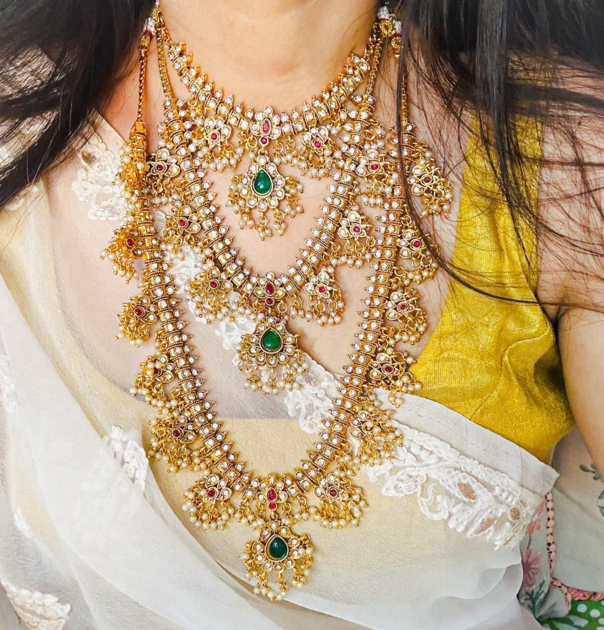 Bridal combo of 3 set product code 816