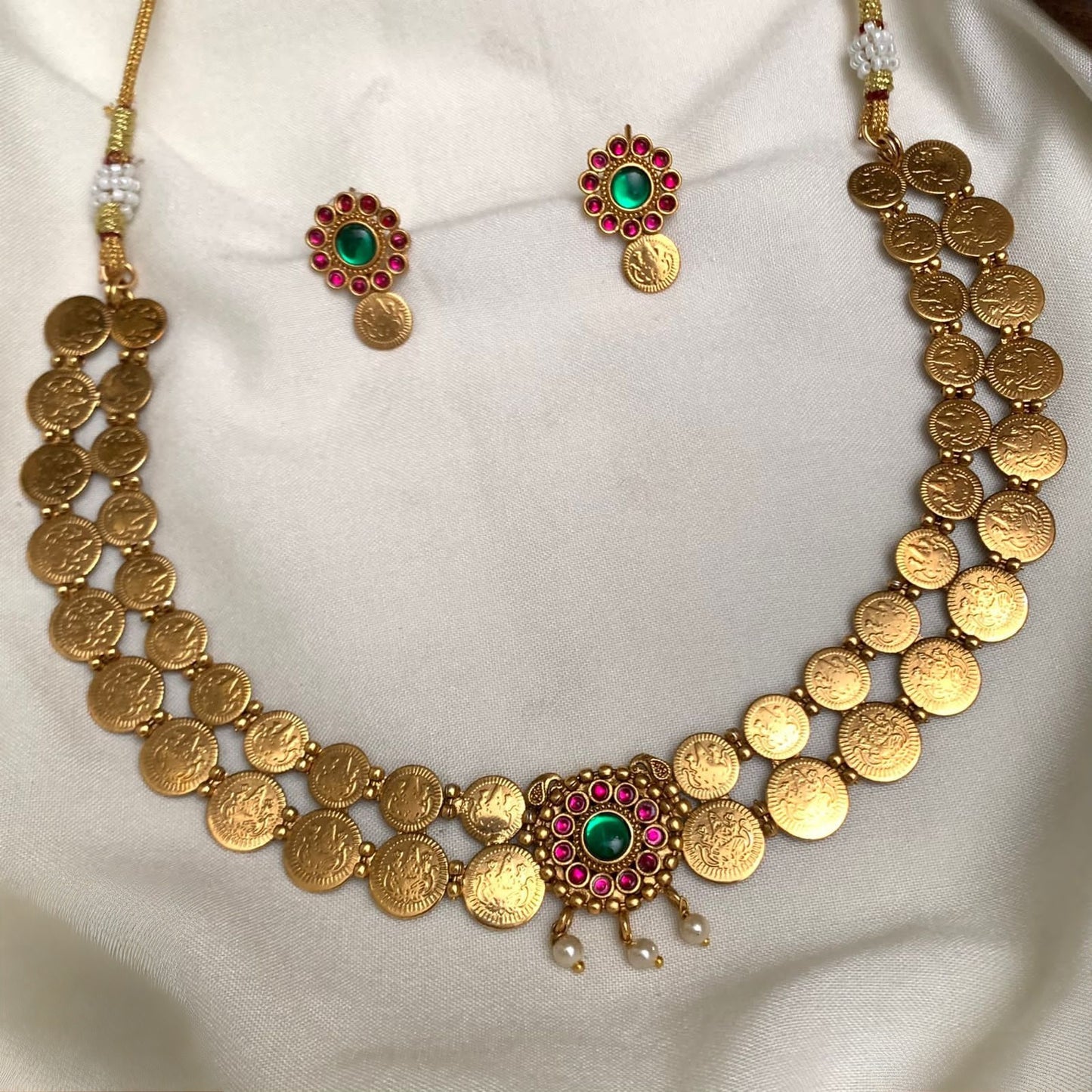 Premium 2layer coin choker set product code T33