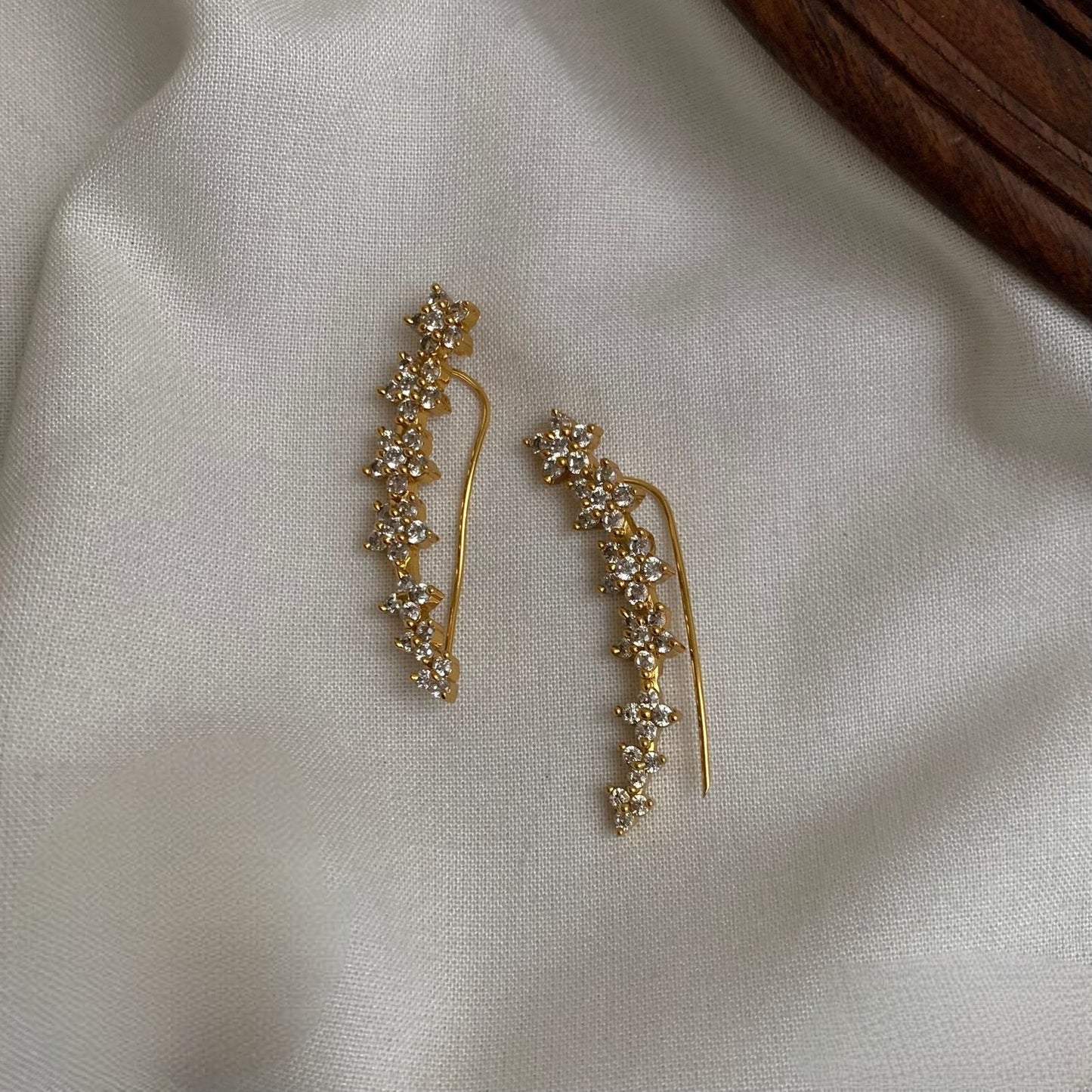 Premium antique gold ad ear cuff