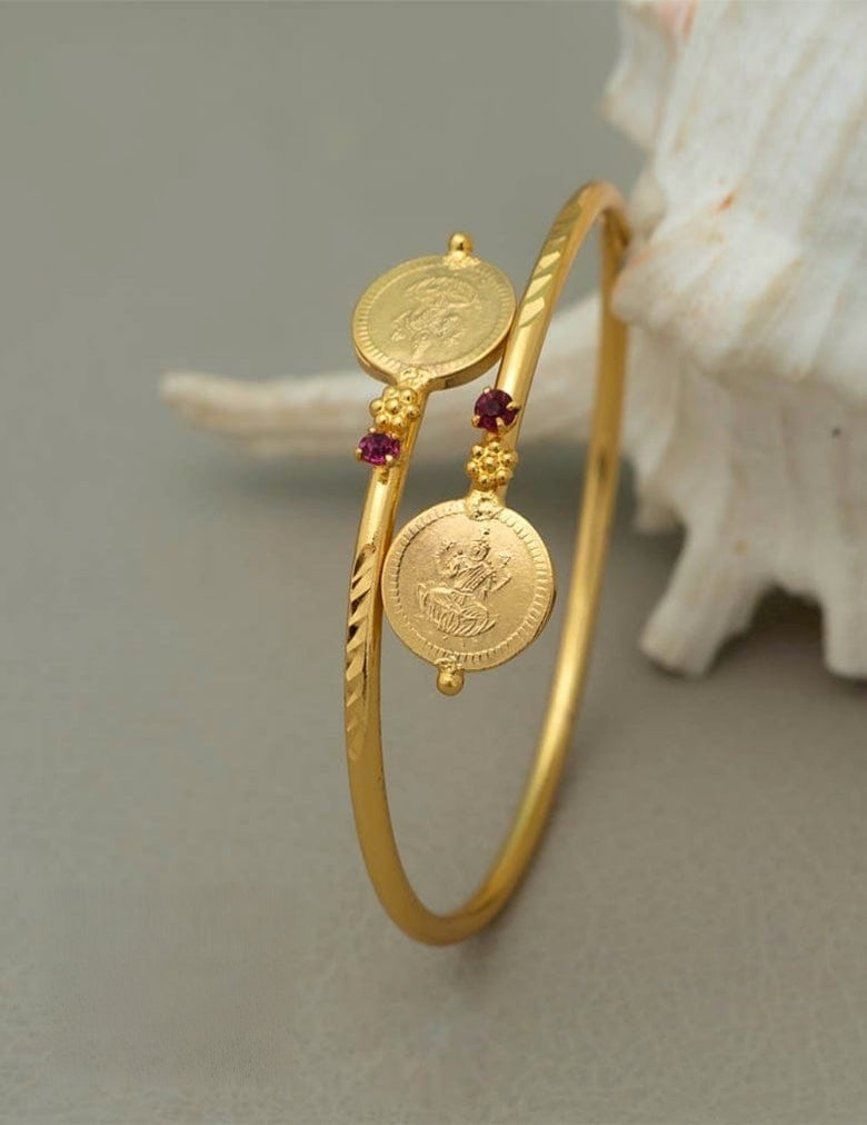 Traditional kerala palakka,manga and coin bangle product code B36