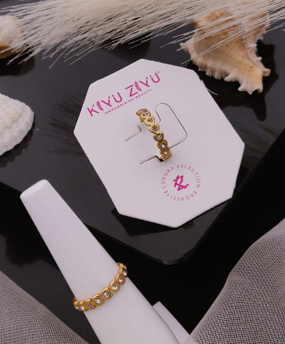 Premium anti tarnish daily wear rings (size 6) product code R16