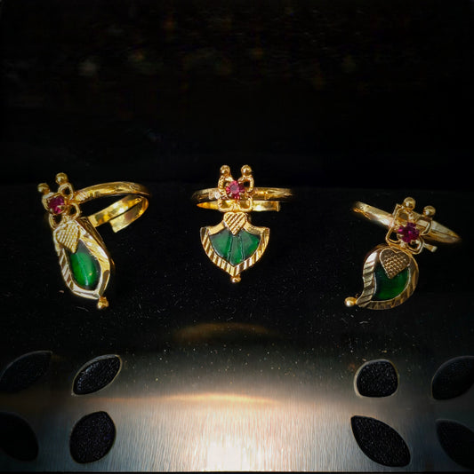 Kerala traditional Palakka adjustable ring product code R01
