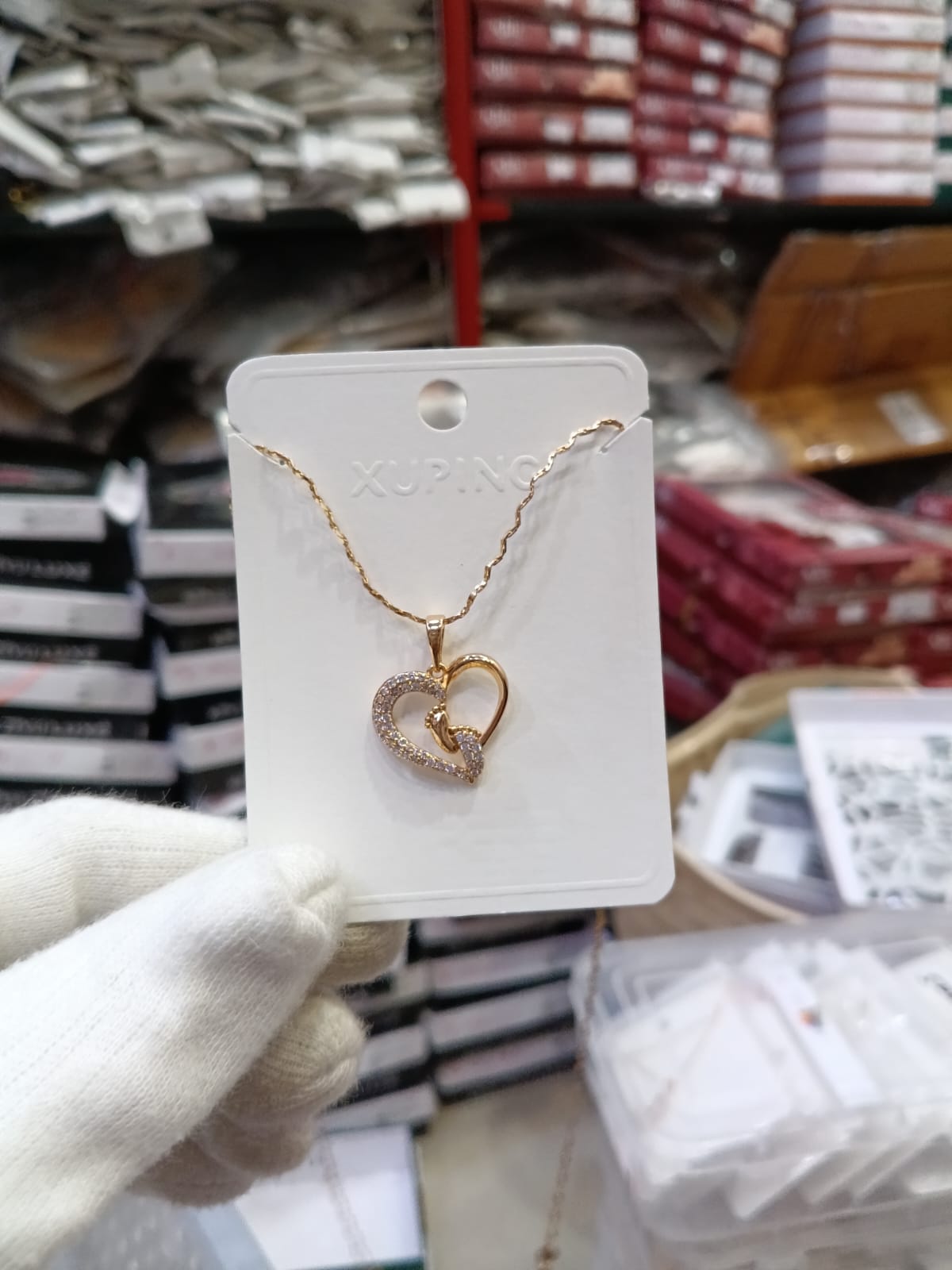 Premium quality imported  ad xuping pendant chain necklace product code AT17