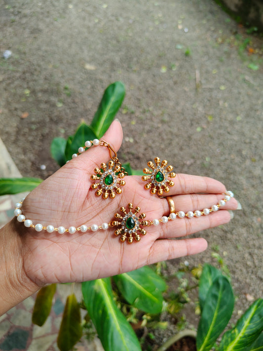 Budget friendly pearl one layer choker set N132