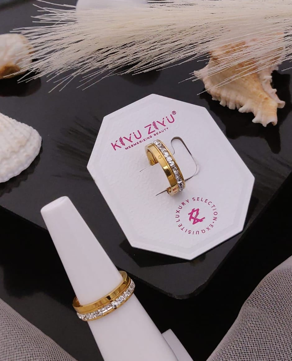 Premium anti tarnish daily wear rings (size 6) product code R16