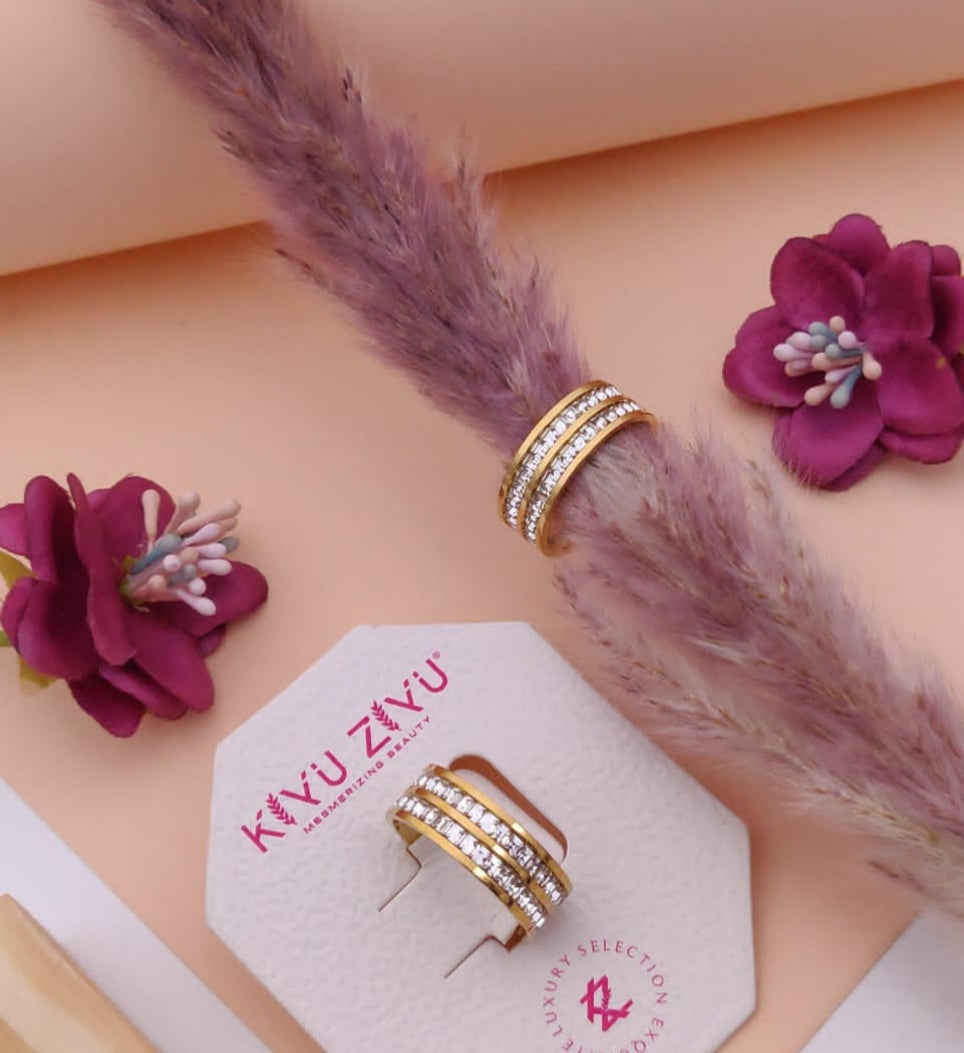 Premium anti tarnish daily wear rings (size 6) product code R16