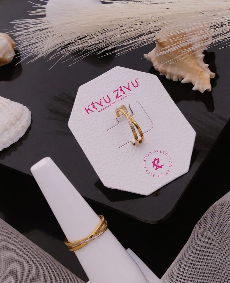 Premium anti tarnish daily wear rings (size 6) product code R16