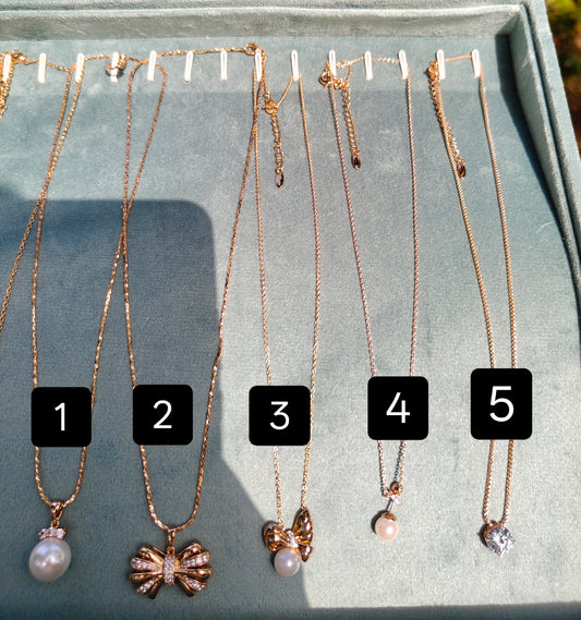Premium 18k gold plated necklace product code N18