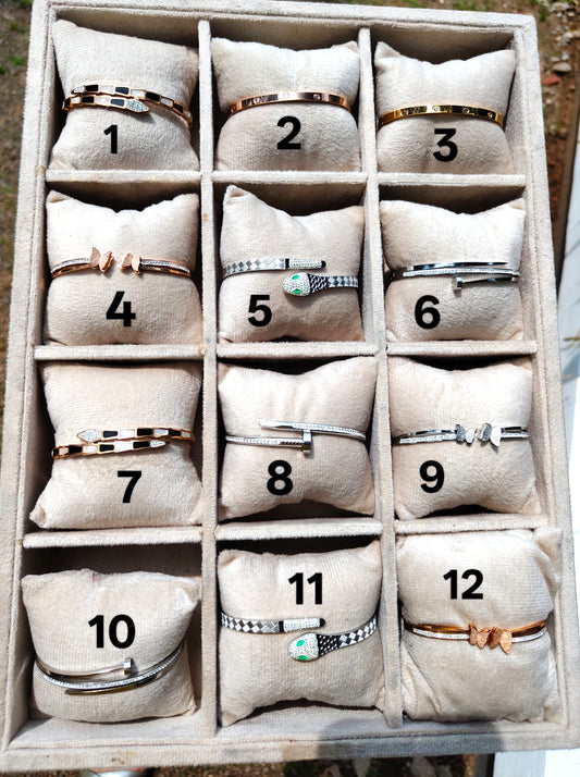 Premium daily wear anti tarnish openable bracelet