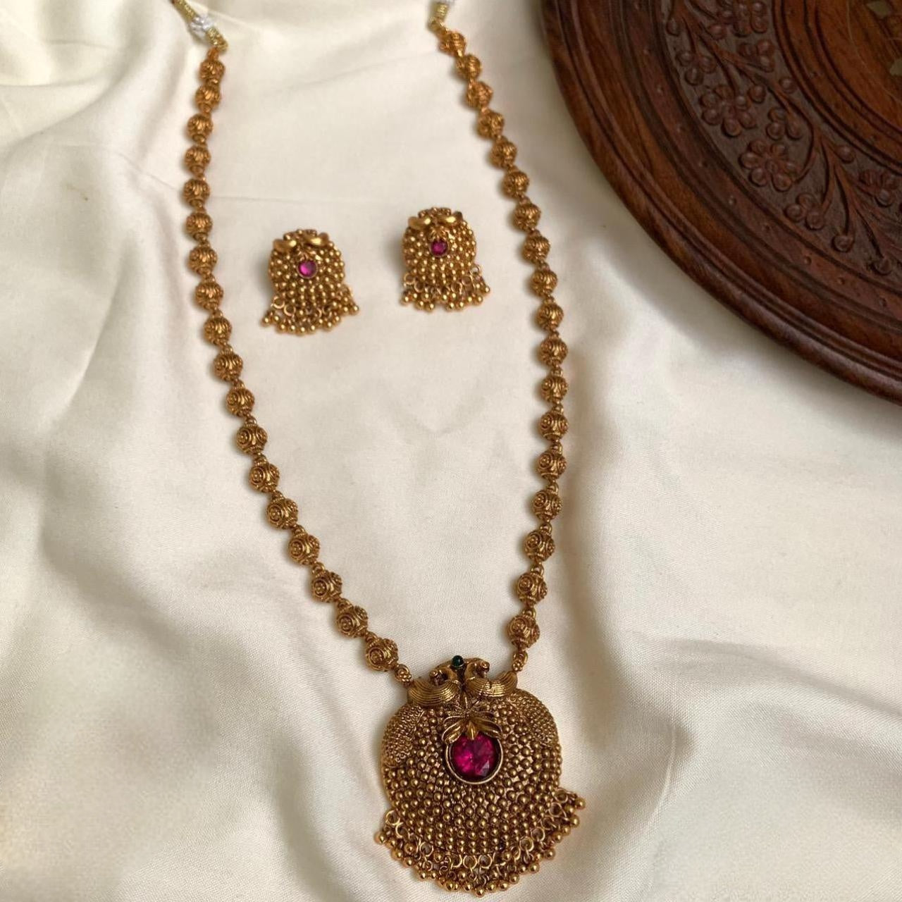 Premium antique gold non idol haram product code T98