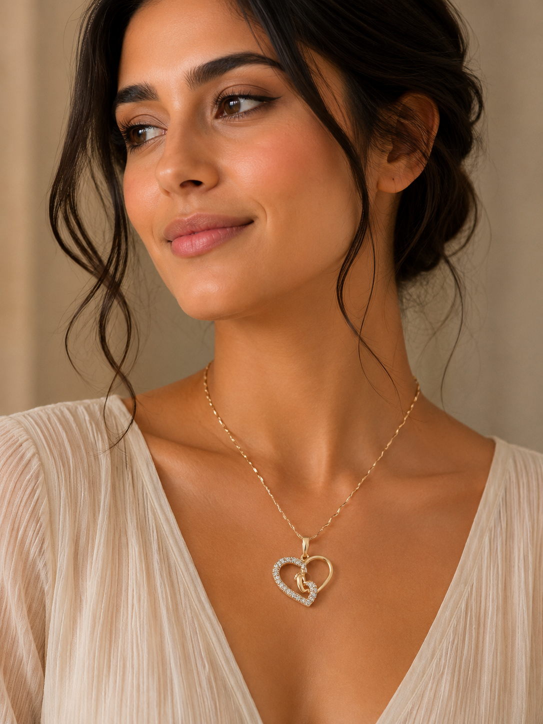 Premium quality imported  ad xuping pendant chain necklace product code AT17