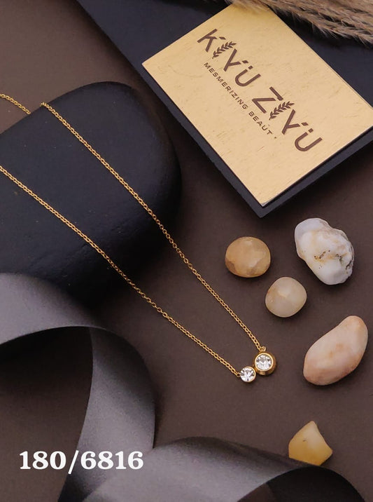 Premium daily wear anti tarnish simple pendant chain