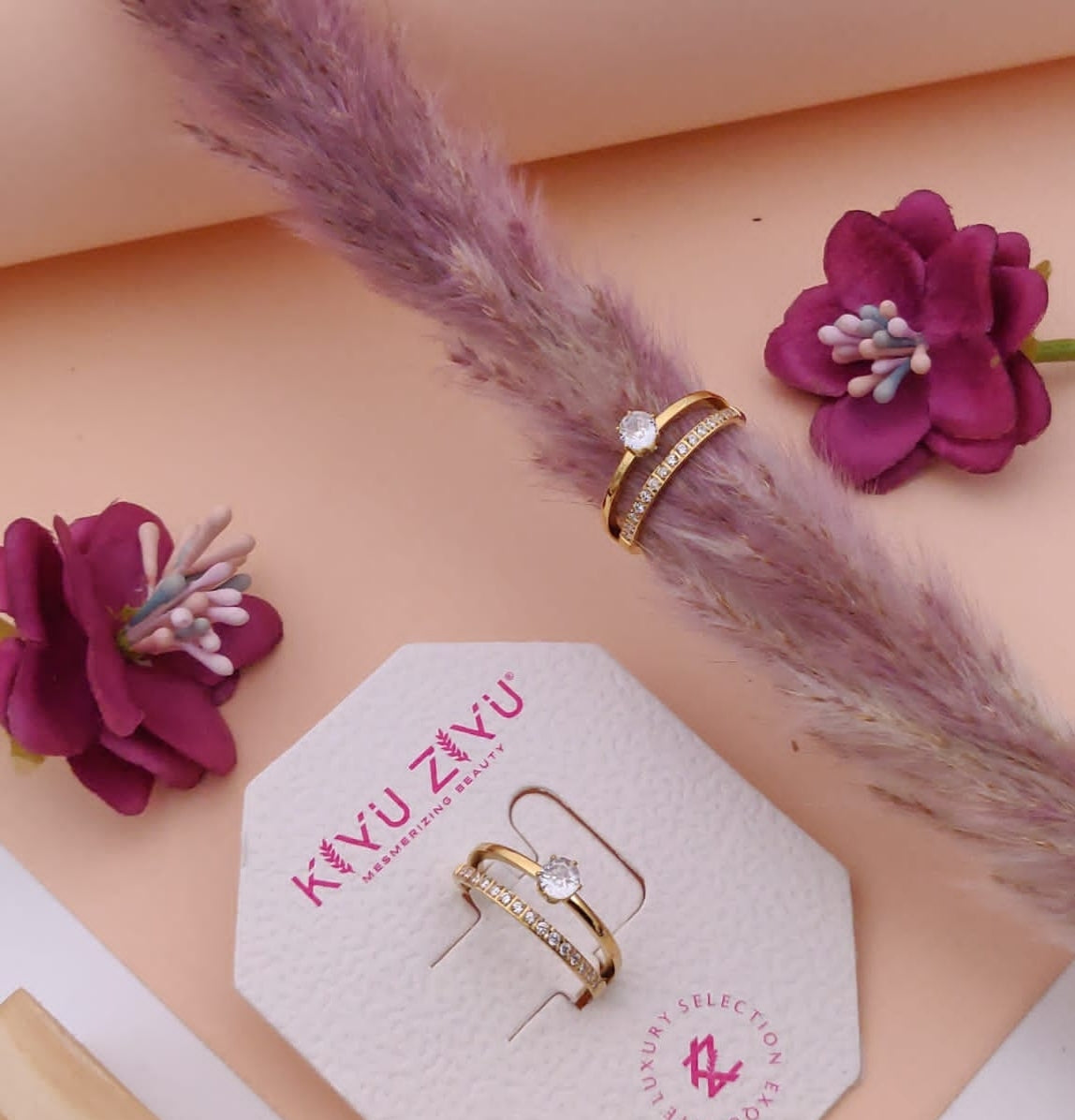 Premium anti tarnish daily wear rings (size 6) product code R16