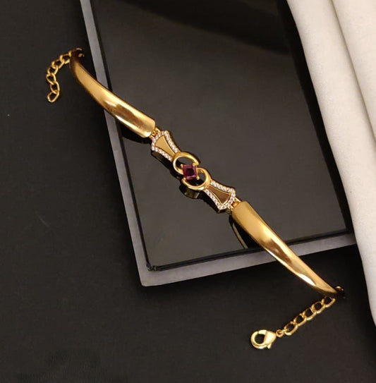 Premium adjustable ad gold bracelet product code G91